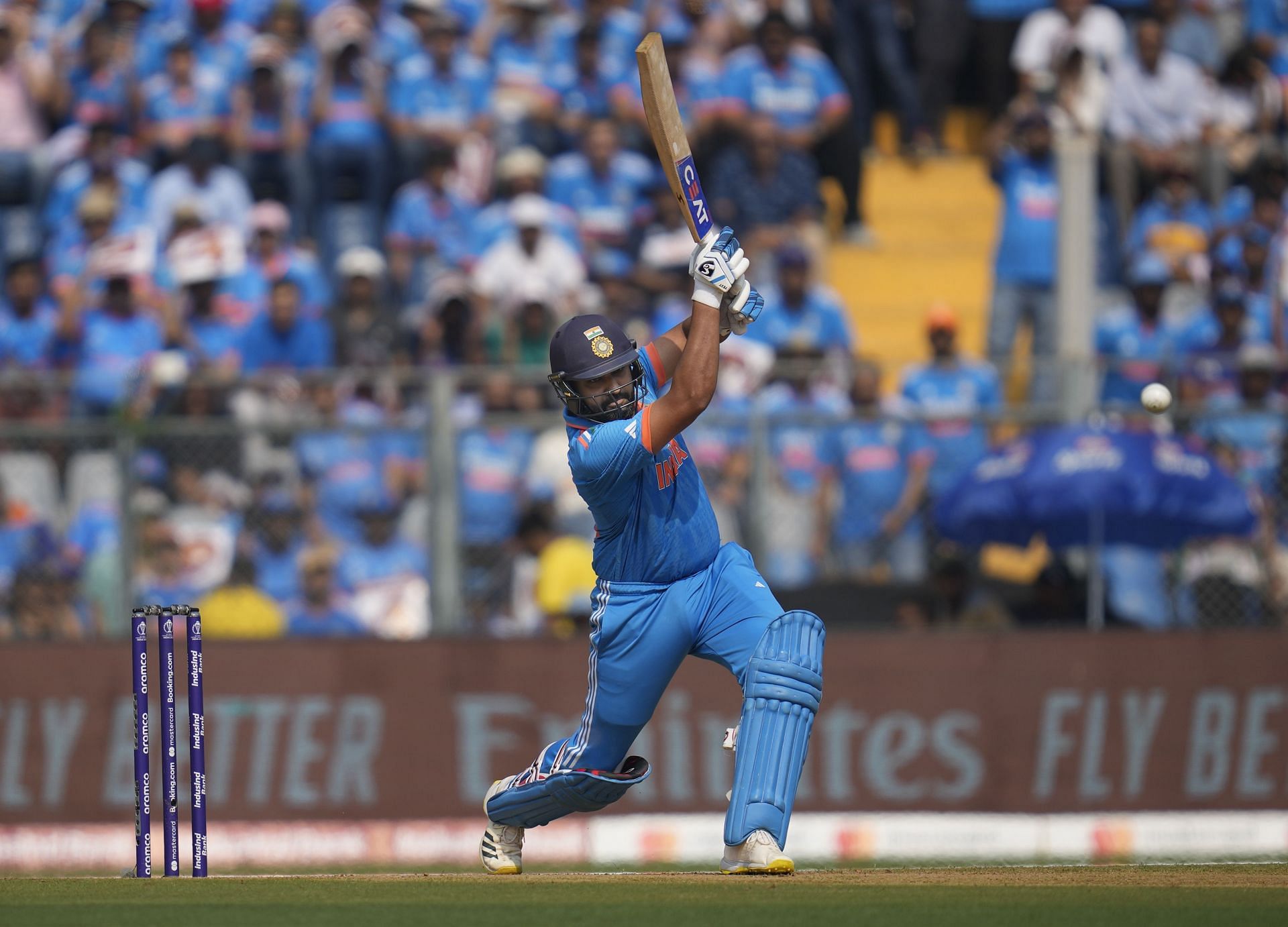 Team India skipper Rohit Sharma has been in blazing form with the bat. (Pic: AP)